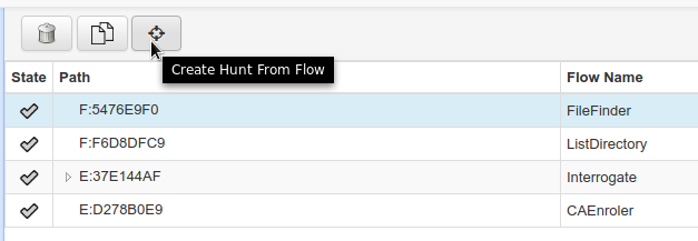 Hunt for a flow button